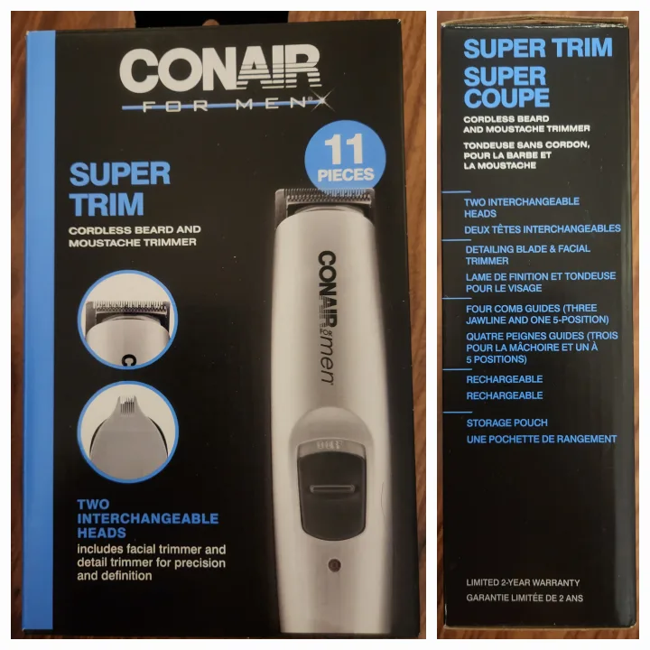 Conair For Men Super Trim Cordless Trimmer - New thumbnail