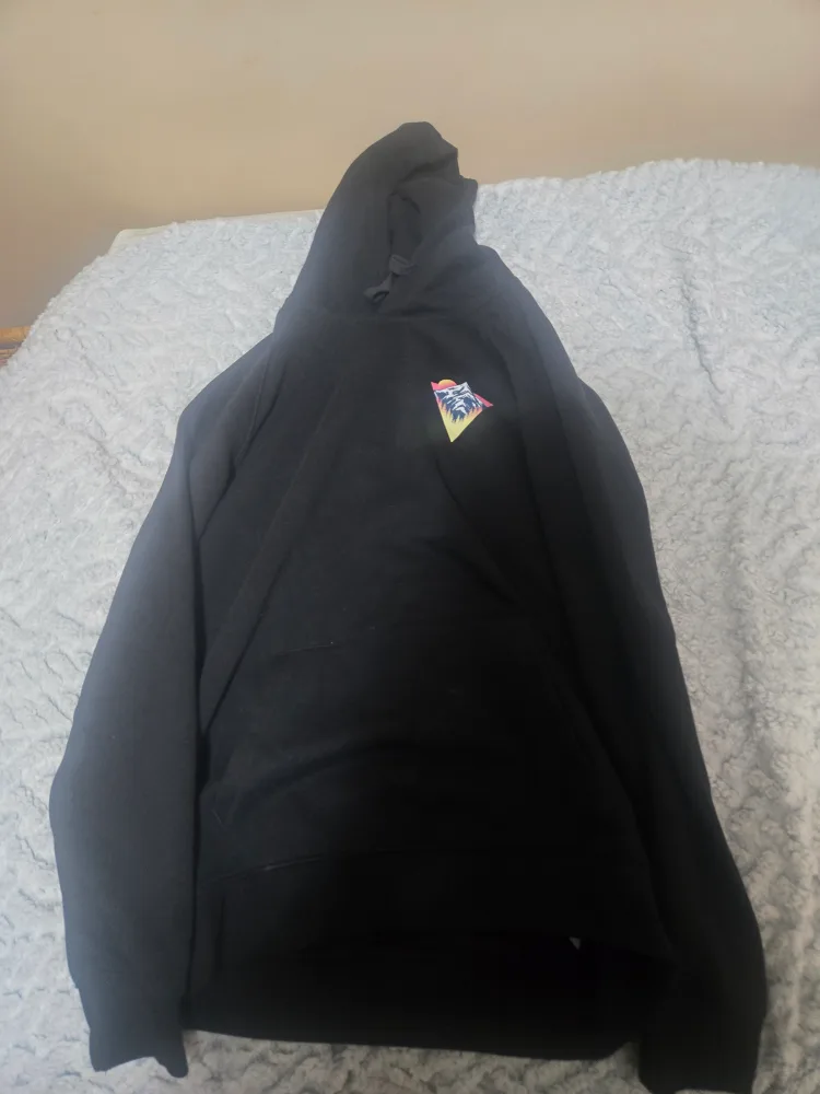 Black Hoodie with Mountain Logo thumbnail