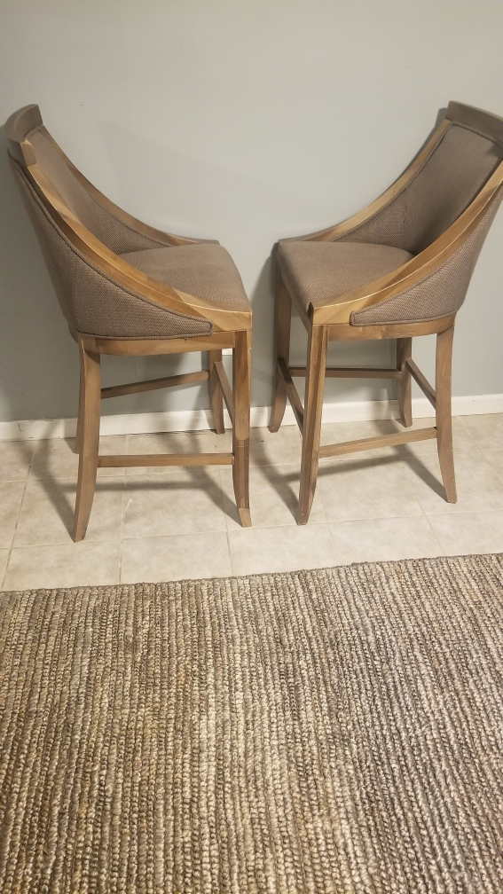 Set of 2 Counter Height Bar Stools - photo 2