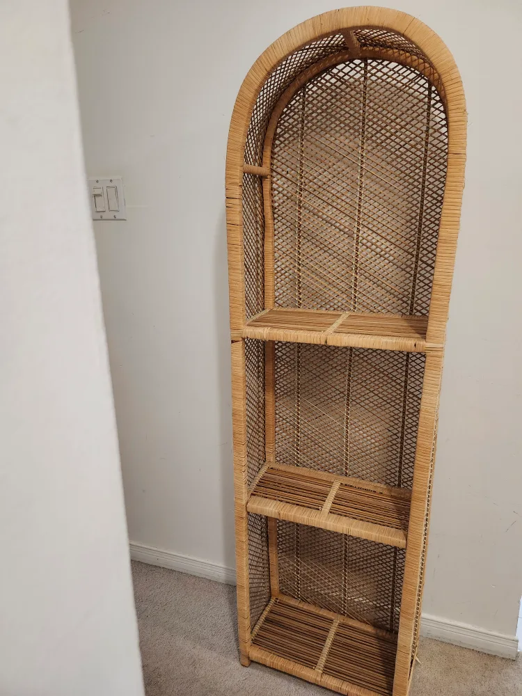 Wicker Arched Shelf Unit thumbnail