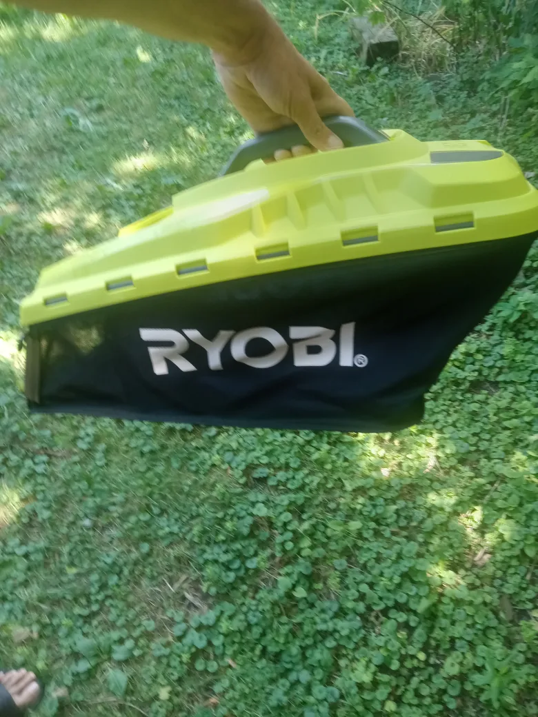 Ryobi 13" lawn mower bag. thumbnail
