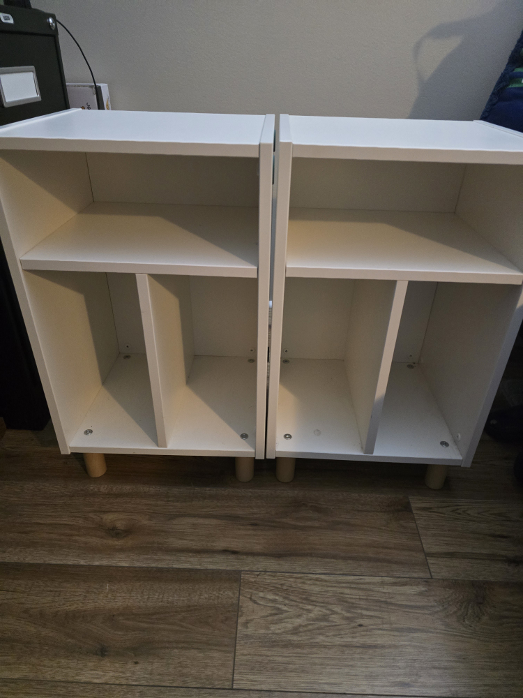 IKEA White Shelf Unit (2) 🇨🇦