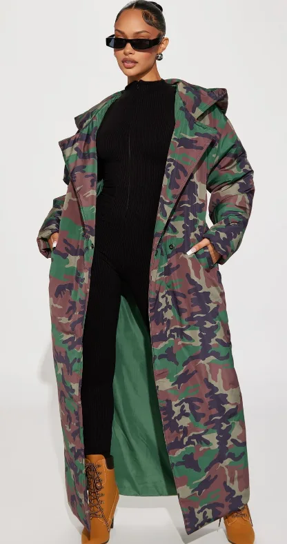 Fashion Nova Camo Puffer Coat thumbnail