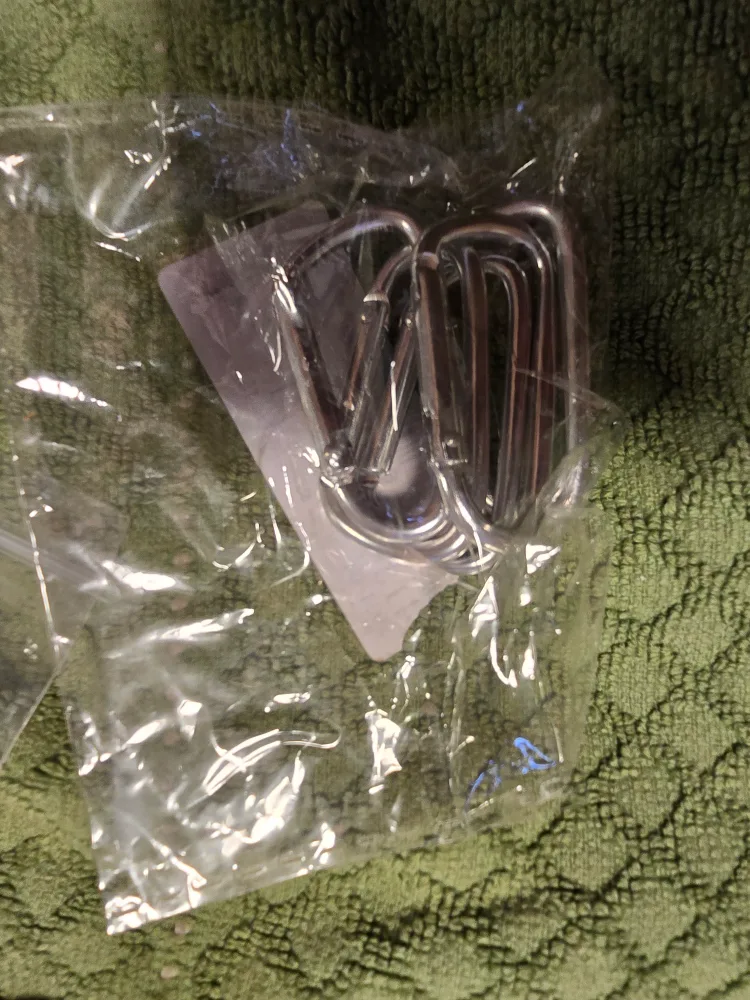 Silver Metal Carabiner Clips thumbnail