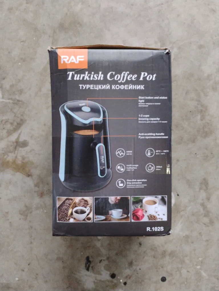 RAF Turkish Coffee Pot R.102S - New in Box! thumbnail