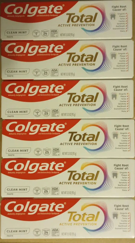 Colgate Total Clean Mint (3.3 oz) Toothpaste 6-pack thumbnail