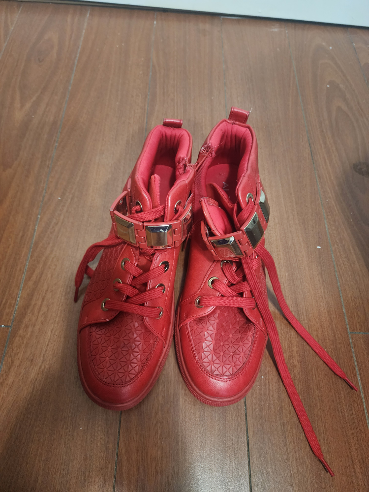 Aldo ! Red High-Top Sneakers - photo 2