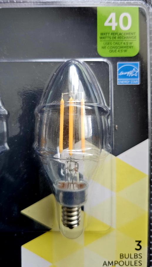 Noma LED B11 Candelabra Bulbs - 3 Pack - photo 3