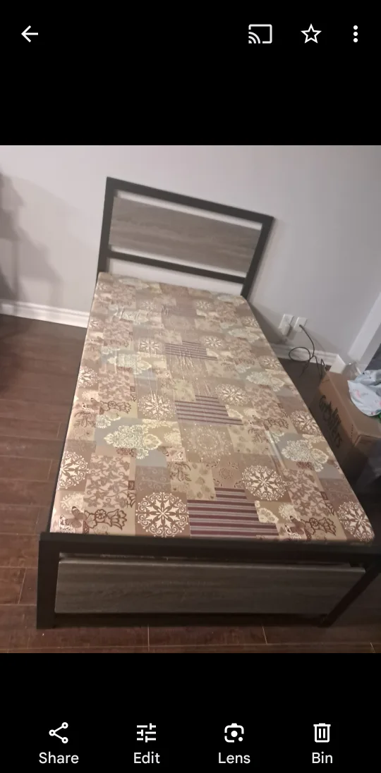 Twin Bed Frame Mattress - Only Mattress thumbnail