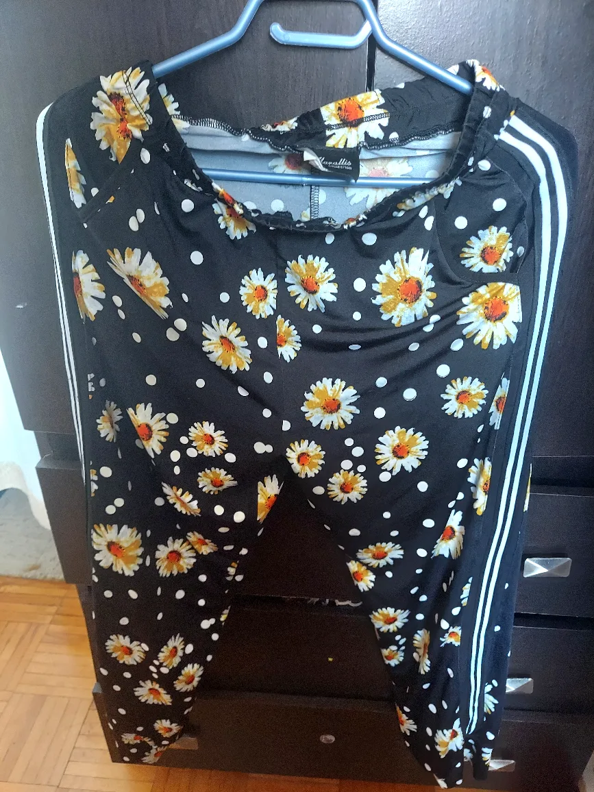 Lanallis Collection Floral Print Pants thumbnail