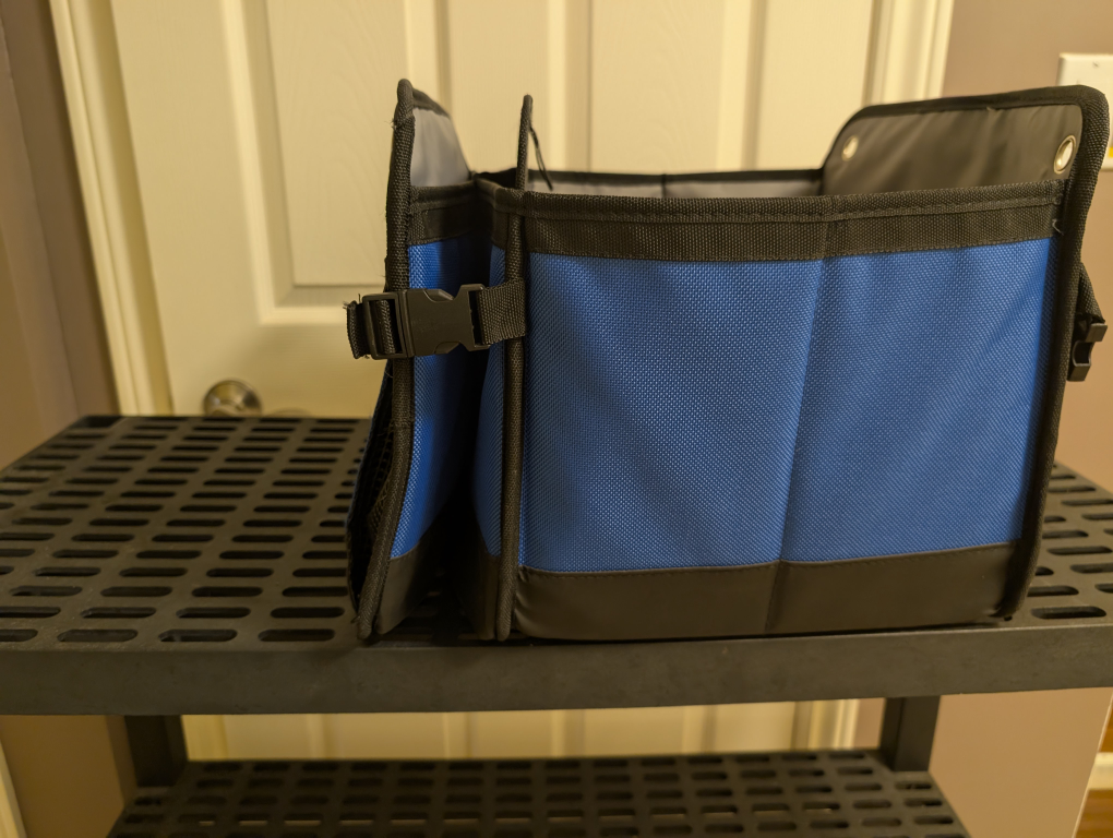 Blue Collapsible Car Trunk Organizer - photo 5