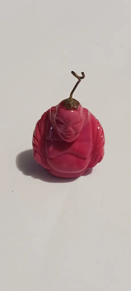 Vintage Carved Coral Buddha Pendant thumbnail