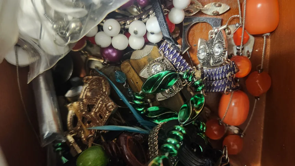 Jewelry Box with Assorted Jewelry image indicator(5)