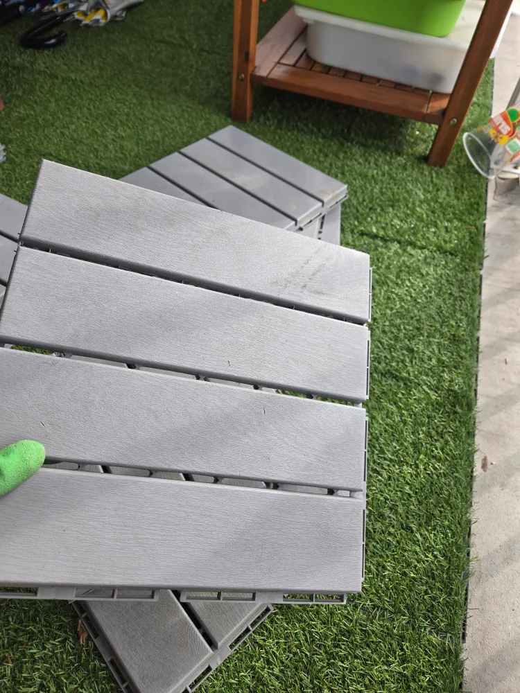 79 ikea runnen light grey tiles 1ft x 1ft image indicator(2)