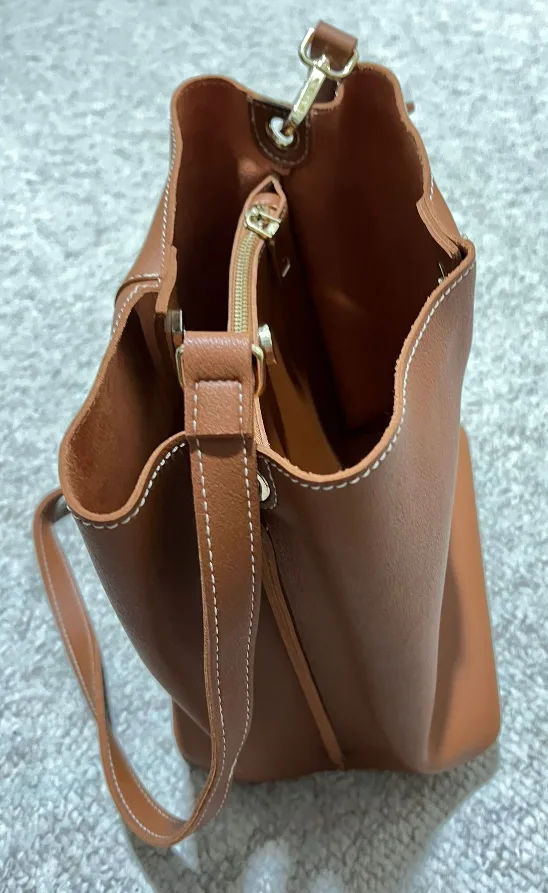 Katte London Brown Bucket Bag image indicator(3)