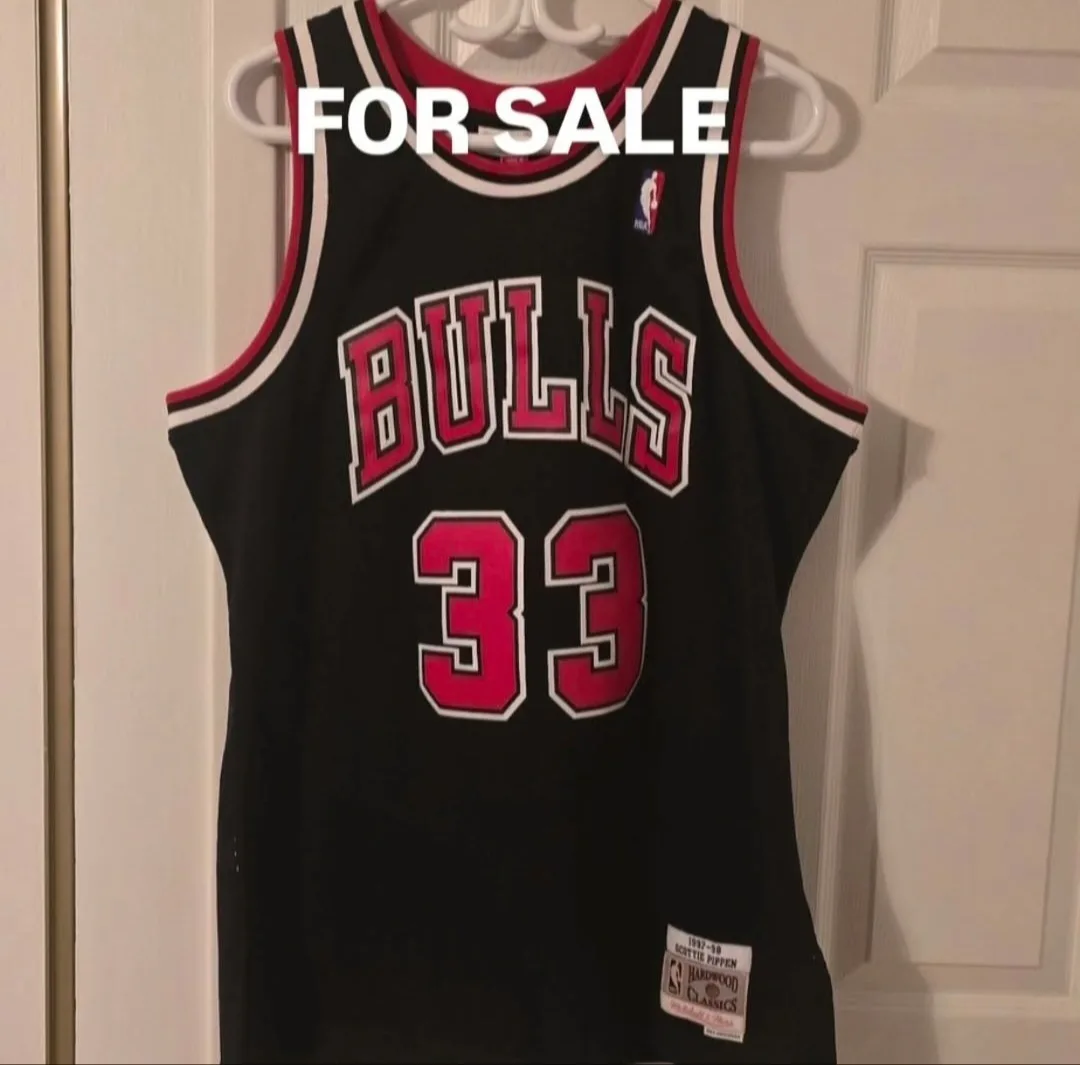 Scottie Pippen Stitched Harwood classic Mitchell & Ness Size L thumbnail