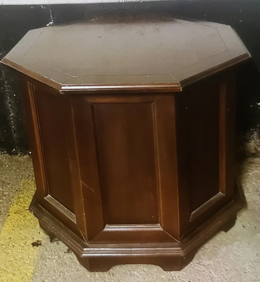 Brown Wooden Side Table thumbnail