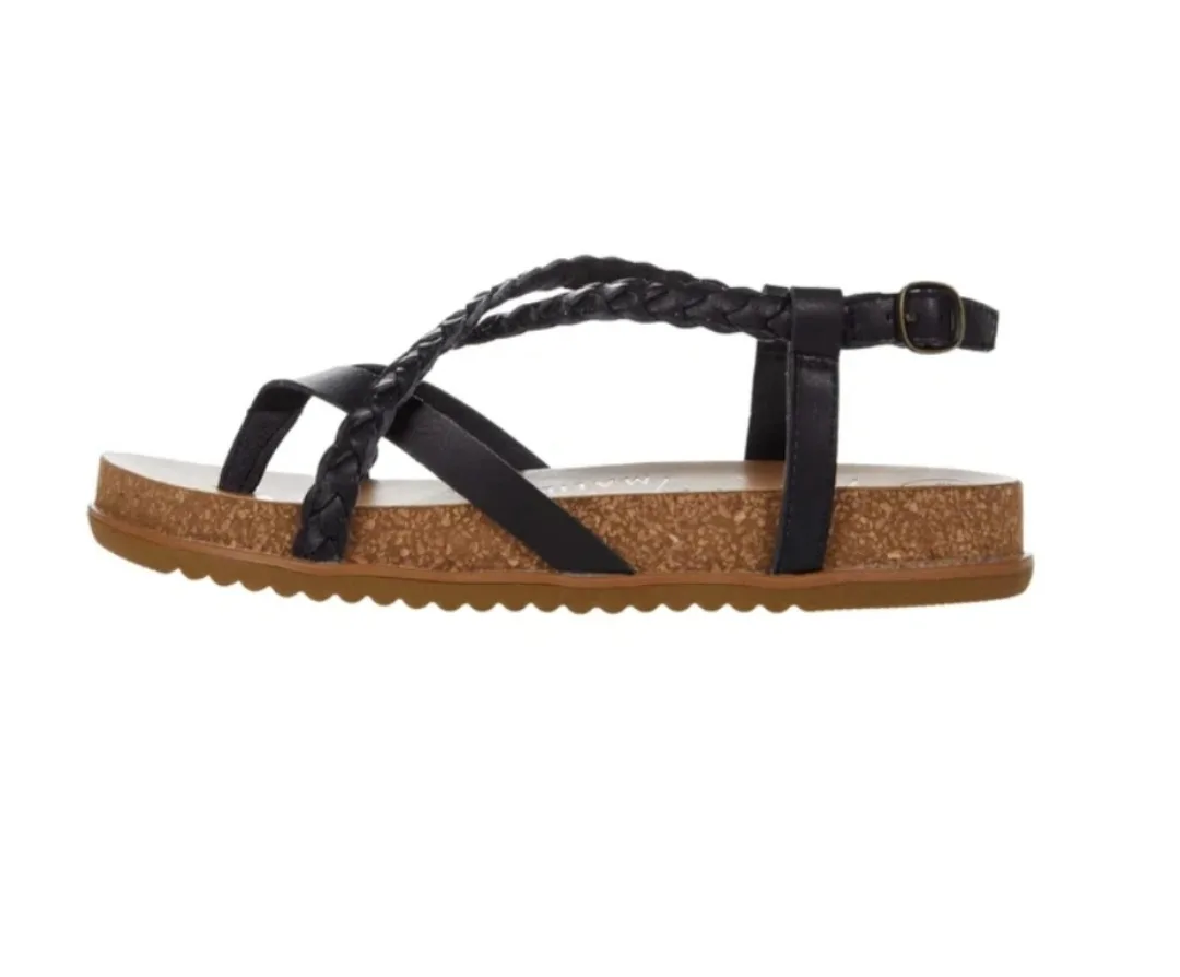 ❣️ New Blowfish Foxtail Black Vegan Leather Sandals size 6 image indicator(2)