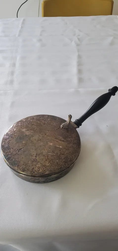 Vintage Silver Plated Warming Dish thumbnail