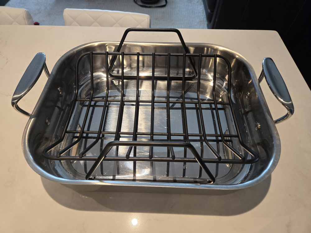 All-Clad Stainless Steel Roasting Pan with Rack