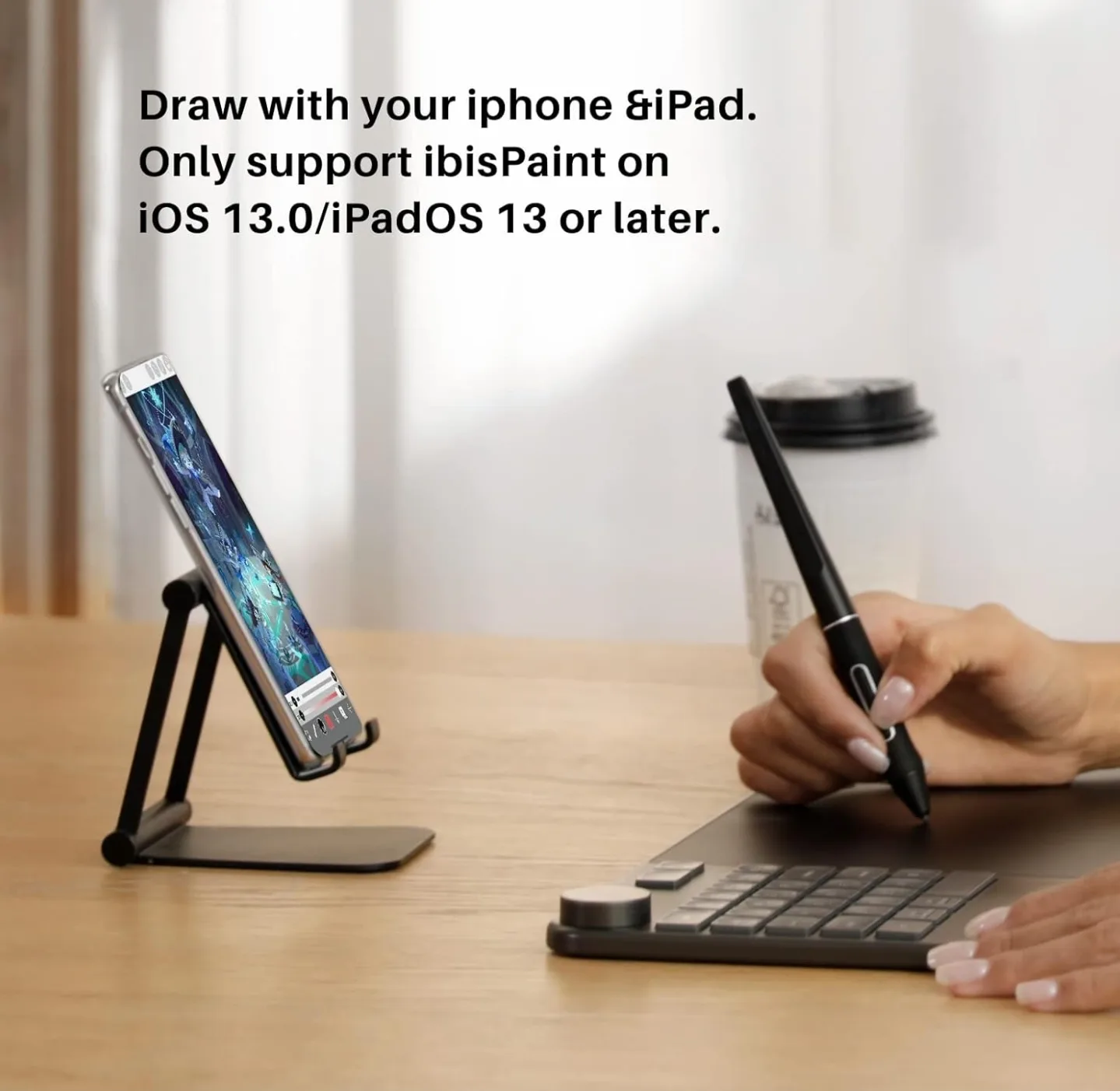 Huion Inspiroy Keydial KD200 Creative Pen Tablet - NEW image indicator(4)