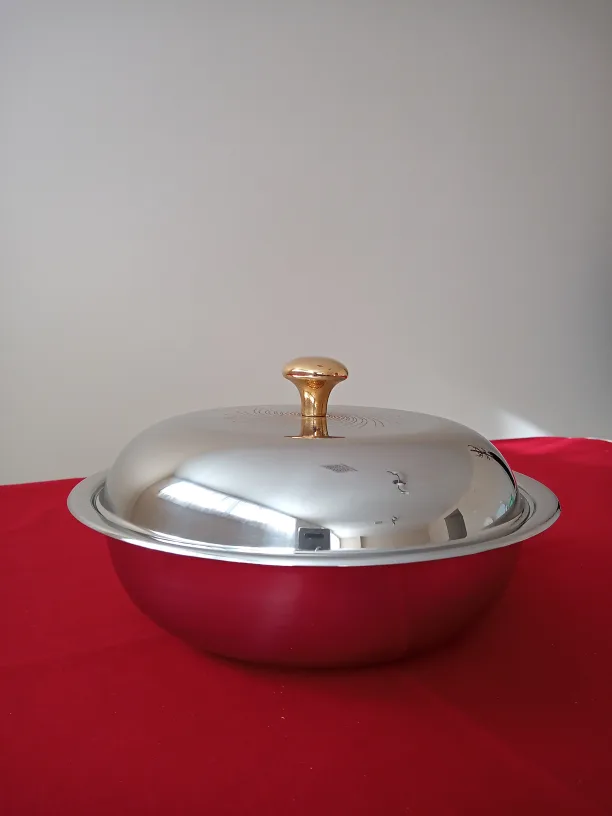 Stainless Steel Serving Bowl with Lid thumbnail