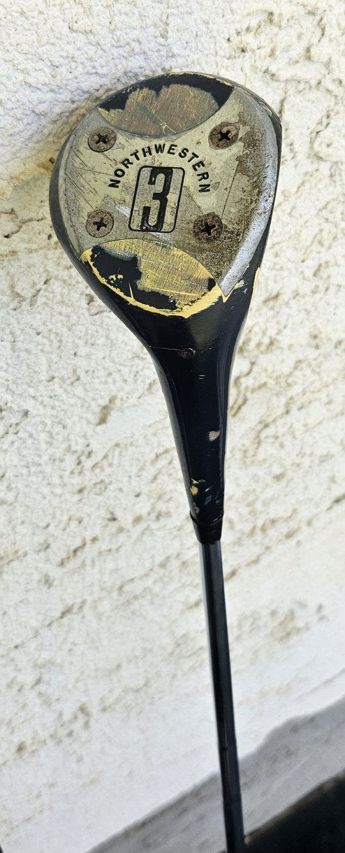 Northwestern Pro Registered #3 wood golf club