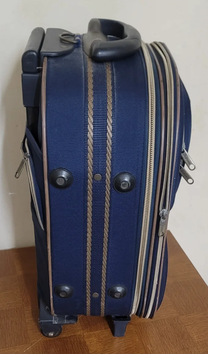 MEZZINO Blue Rolling Suitcase image indicator(2)
