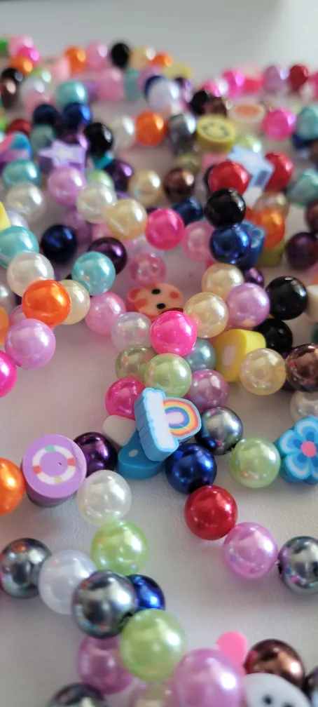 Bulk Hand-made Bead Bracelets Party Favors or Gifts image indicator(5)