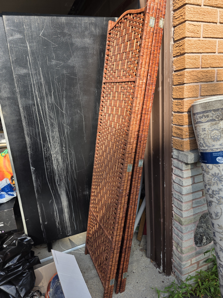 Woven Room Divider Screen