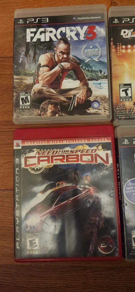 PS3 GAMES WITH 2 CONTROLLERS  $60 or obo image indicator(4)