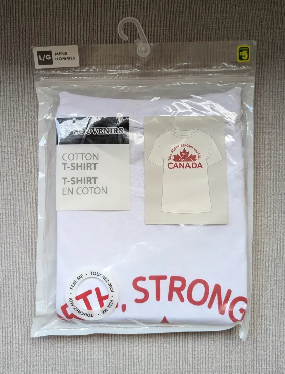 Brand New New Canada True North Strong Shirt  - Men's Large thumbnail