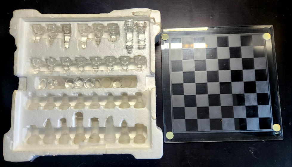 Glass Chess and Checkers Set - photo 3