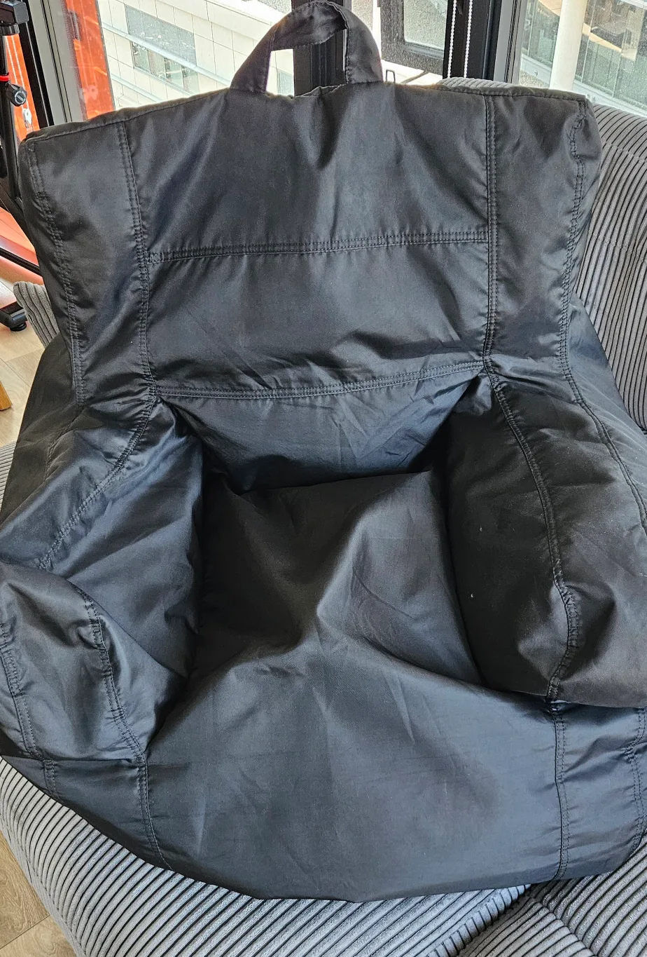 Big Joe Dorm Beanbag Chair - Black thumbnail