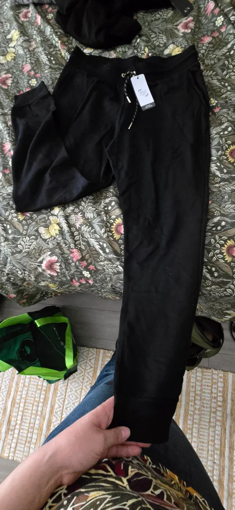Armani Exchange Black Joggers - Size L - New with Tags! image indicator(2)