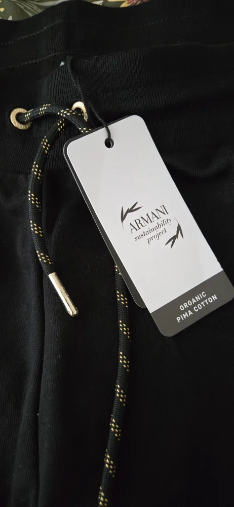 Armani Exchange Black Joggers - Size L - New with Tags! thumbnail