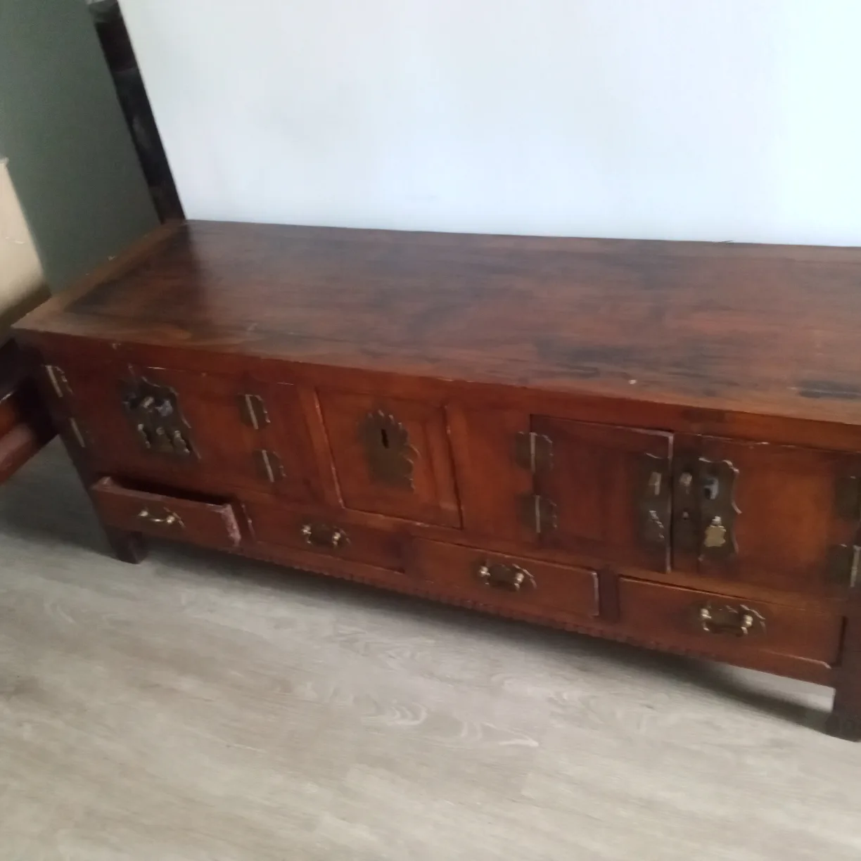 Antique Wooden Chest/Cabinet image indicator(4)