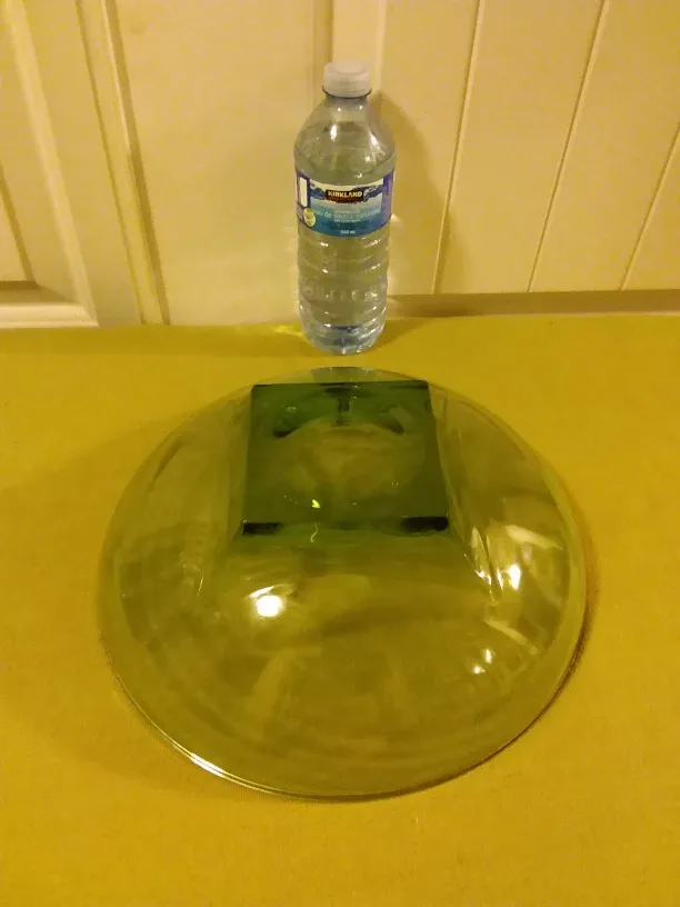 ➡️ Lrg Decorative Green Glass Bowl 🥣 image indicator(2)