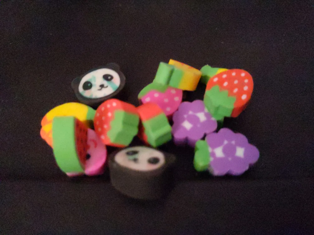 School Supplies: Erasers, Pencils, Rulers💚 image indicator(3)