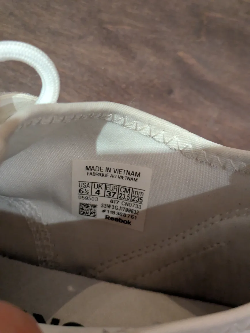 Reebok Women's White Sneakers - Size 6.5 image indicator(3)