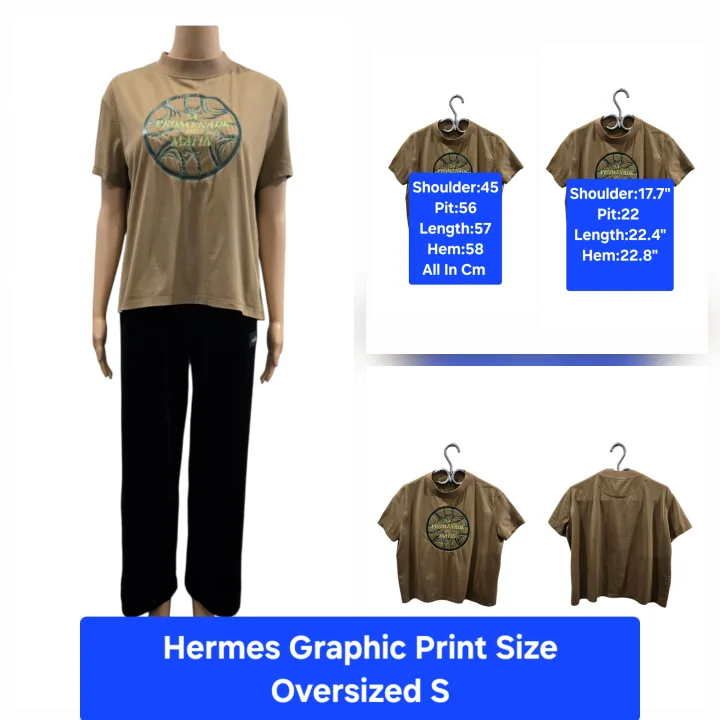 Hermes Graphi Printed T-Shirt Size S - Contemporary Fit thumbnail