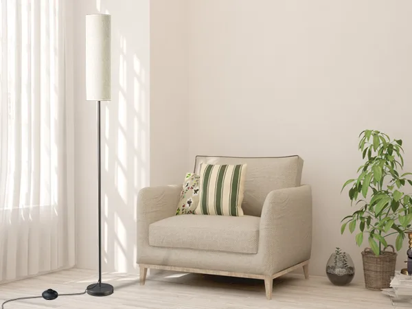 Simple Designs Floor Lamp, Black image indicator(9)