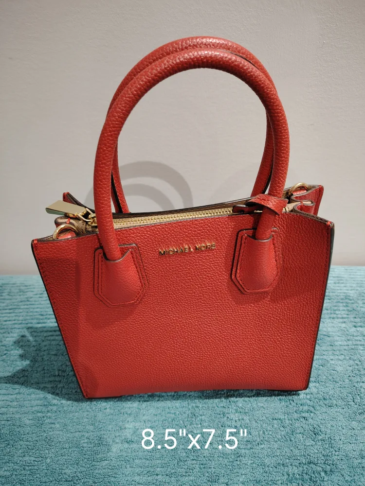 Michael Kors Red Leather Handbag thumbnail