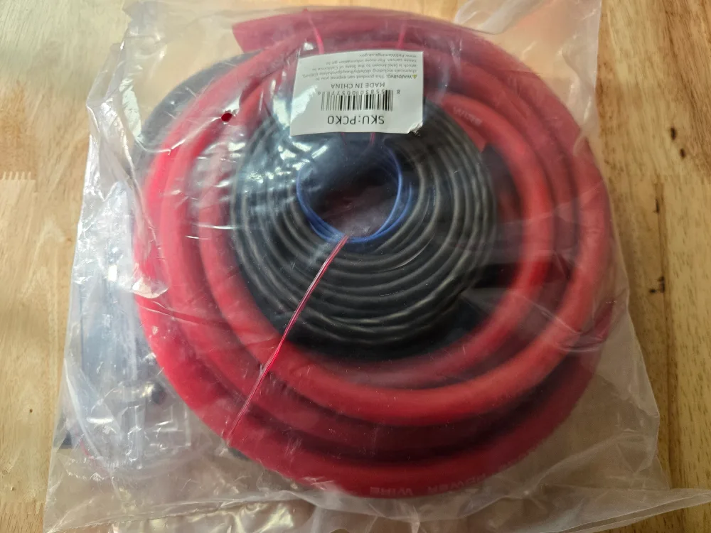 0 gauge car amplifier wiring kit CCA 7500 watts image indicator(2)