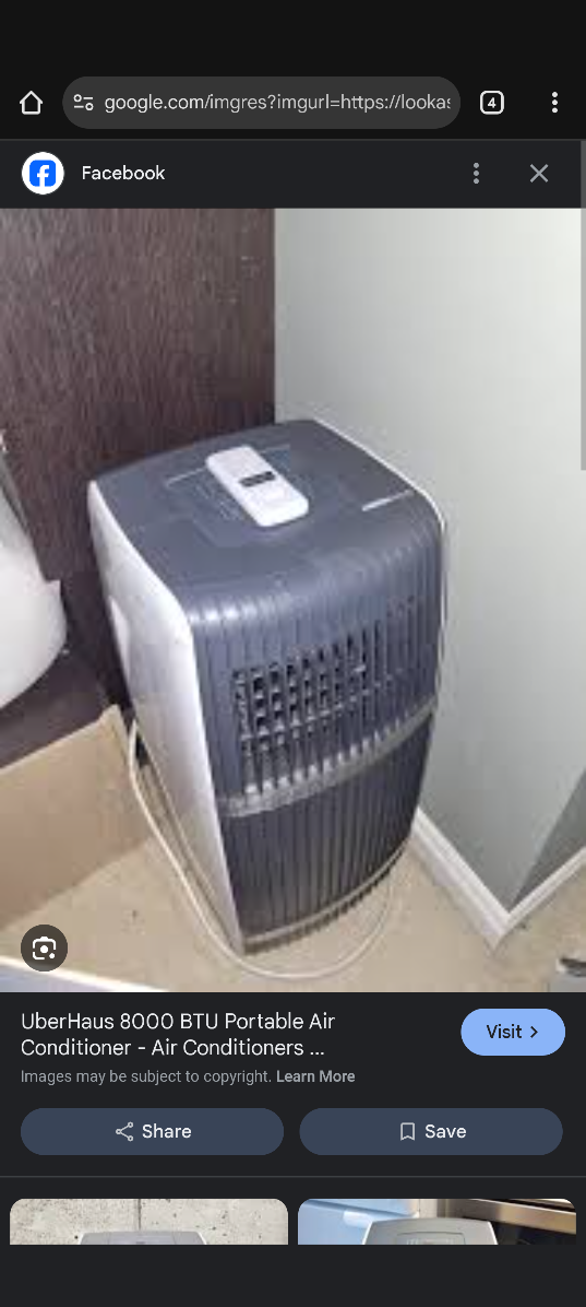 UberHaus 8000 BTU Portable Air Conditioner