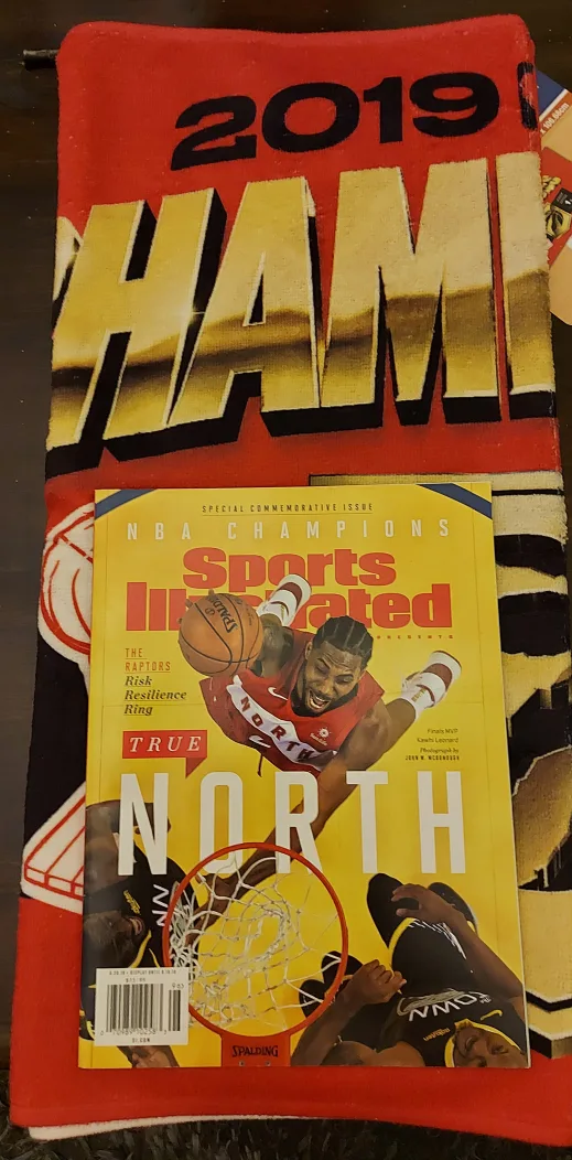Raptors Sports Illustrated NBA Champions 2019 thumbnail