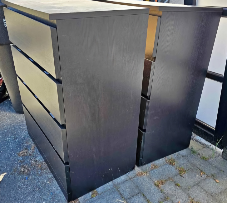 2X - IKEA Hemnes Black-Brown Dresser - photo 2