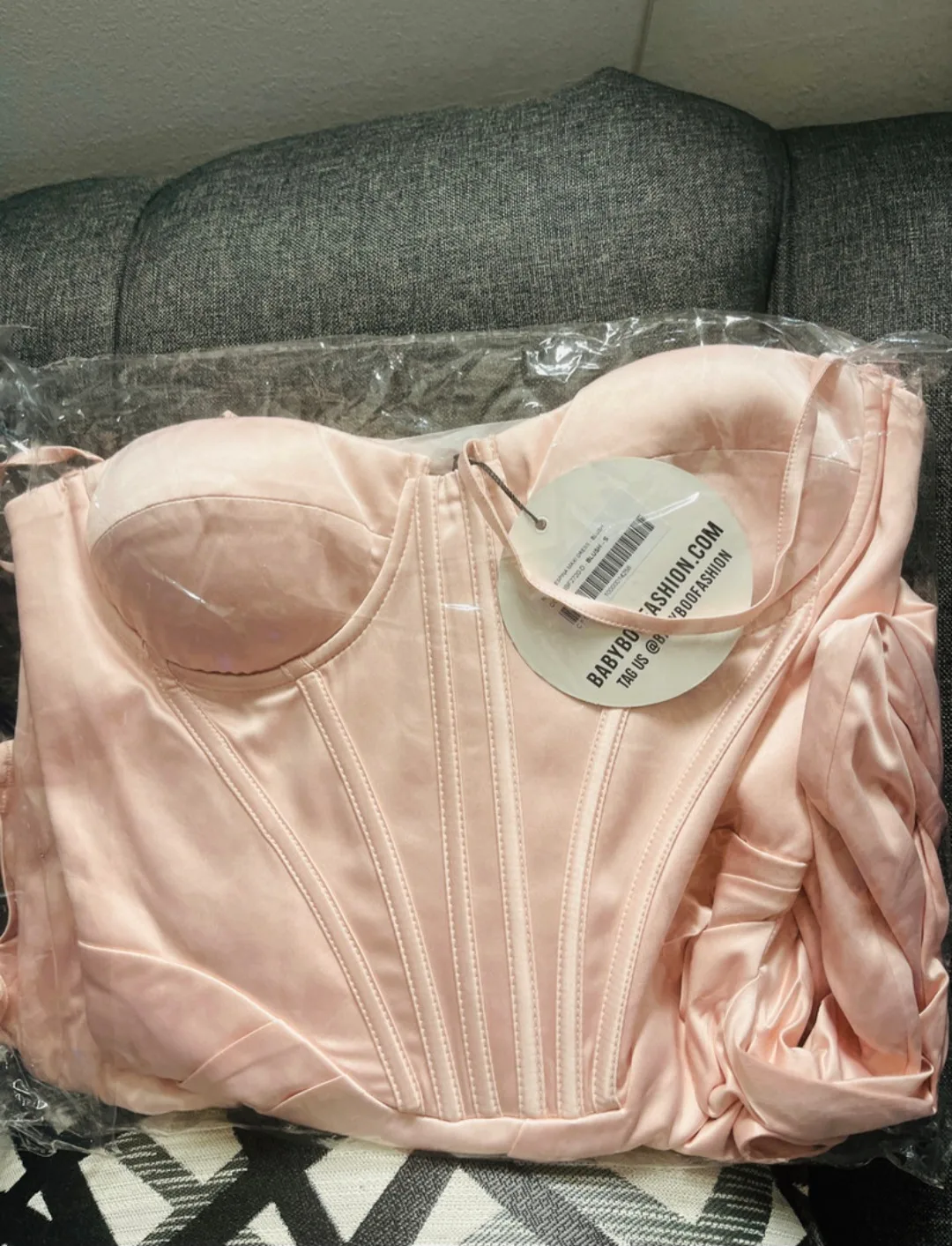 Babyboo DESPINA MAXI DRESS - Blush-Size S image indicator(7)