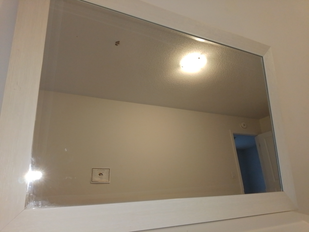 White Vanity Table with Mirror - photo 4