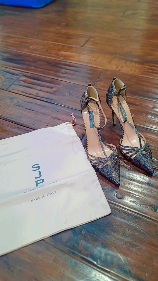SJP Carrie Leopard Fabric Heels - photo 4